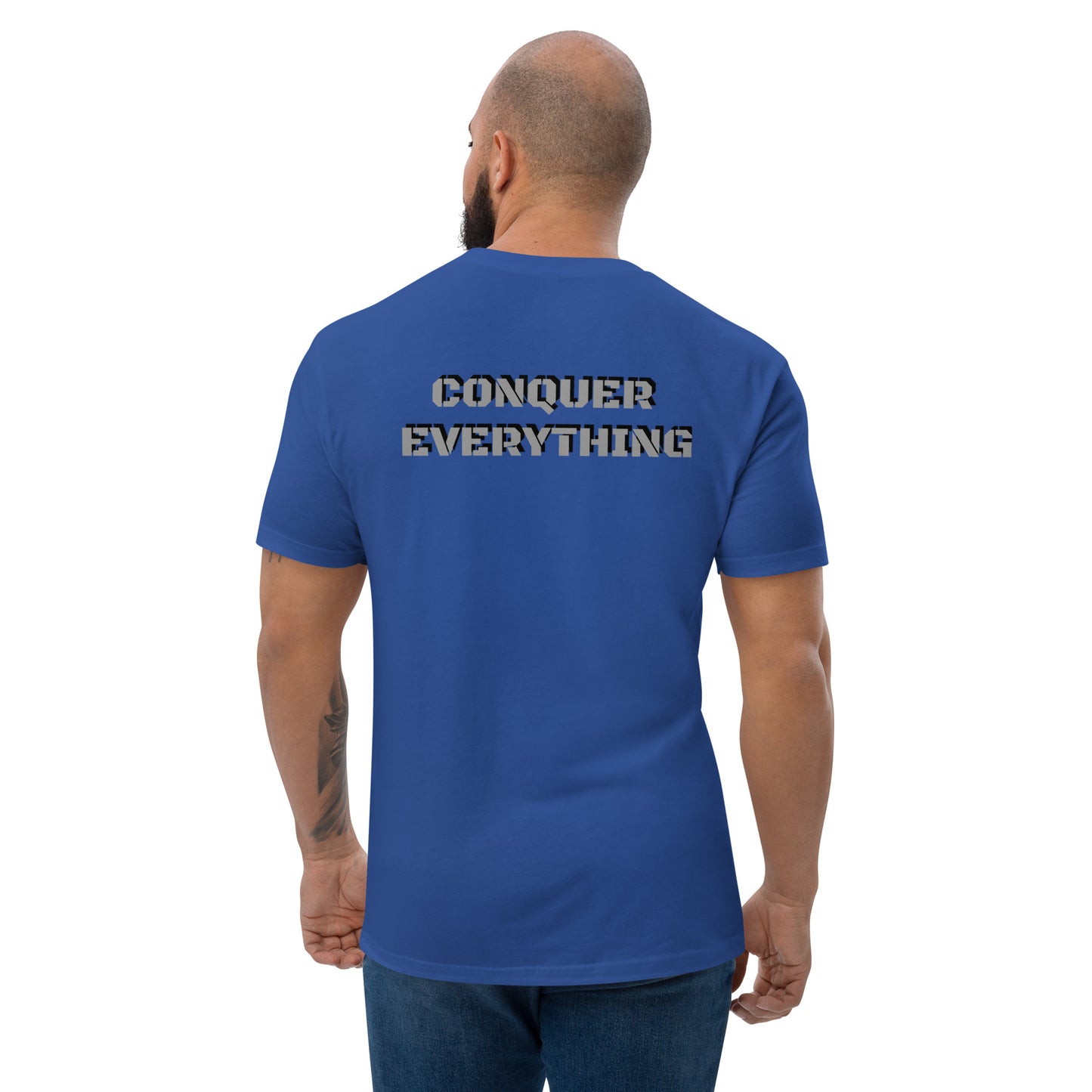 Short Sleeve T-shirt- Silver-Conquer Everything