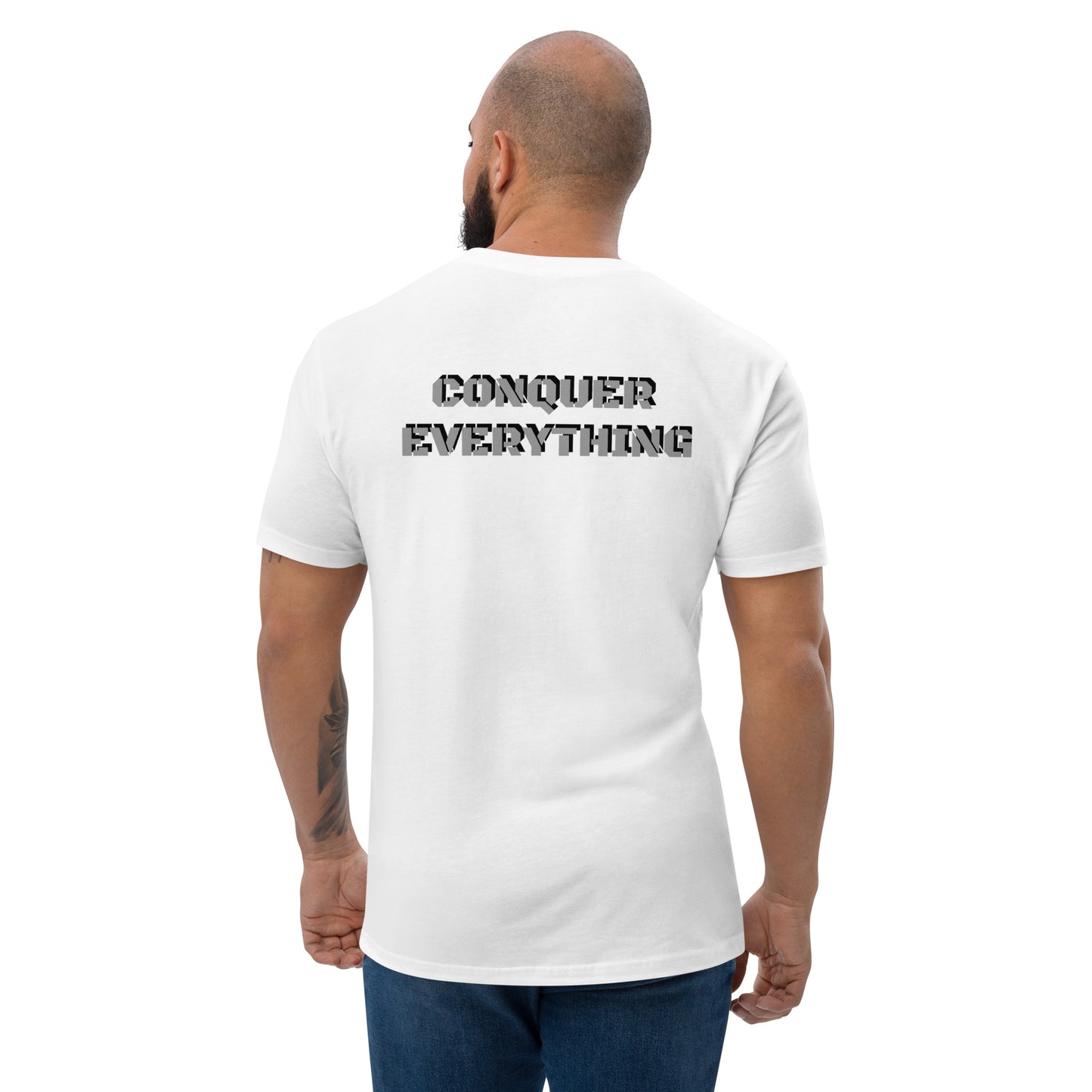 Short Sleeve T-shirt- Silver-Conquer Everything
