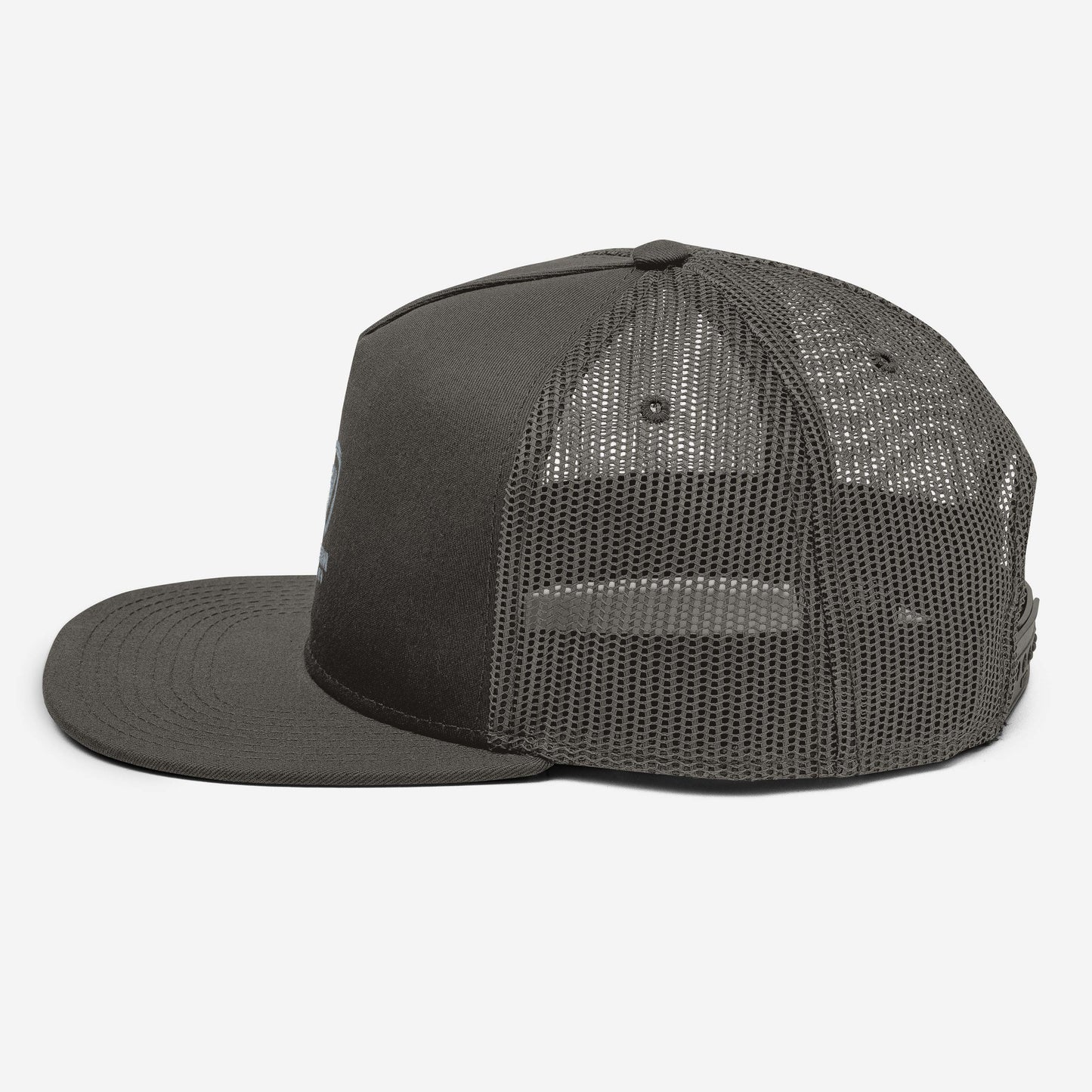 Mesh Back Snapback- Silver Warrior