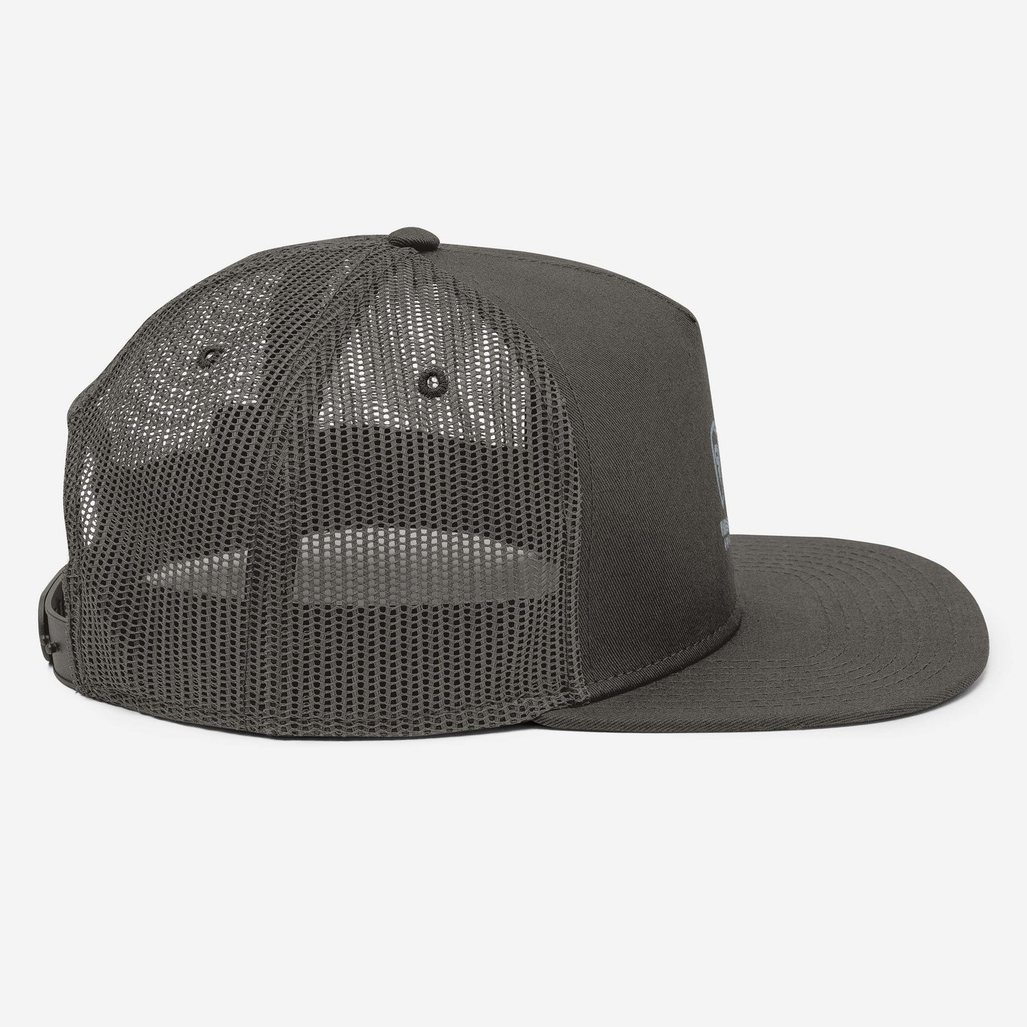 Mesh Back Snapback- Silver Warrior