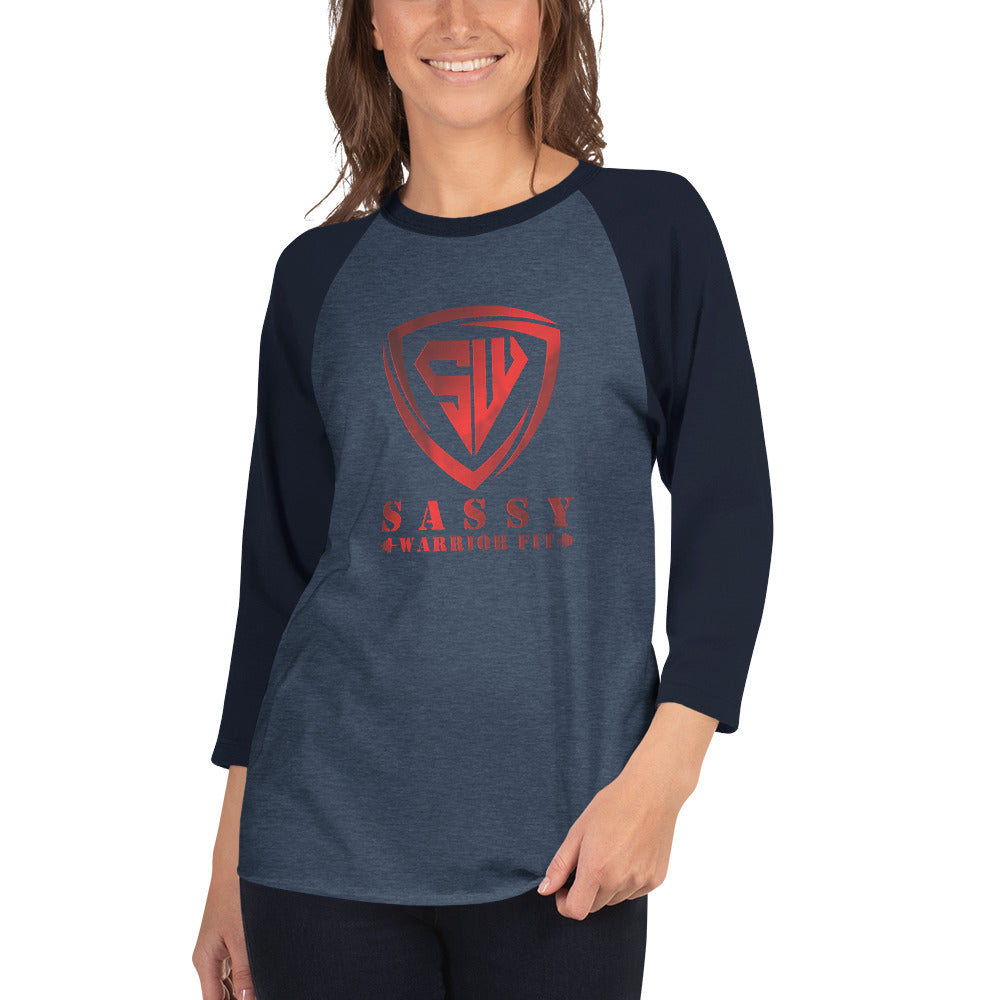 3/4 sleeve raglan shirt