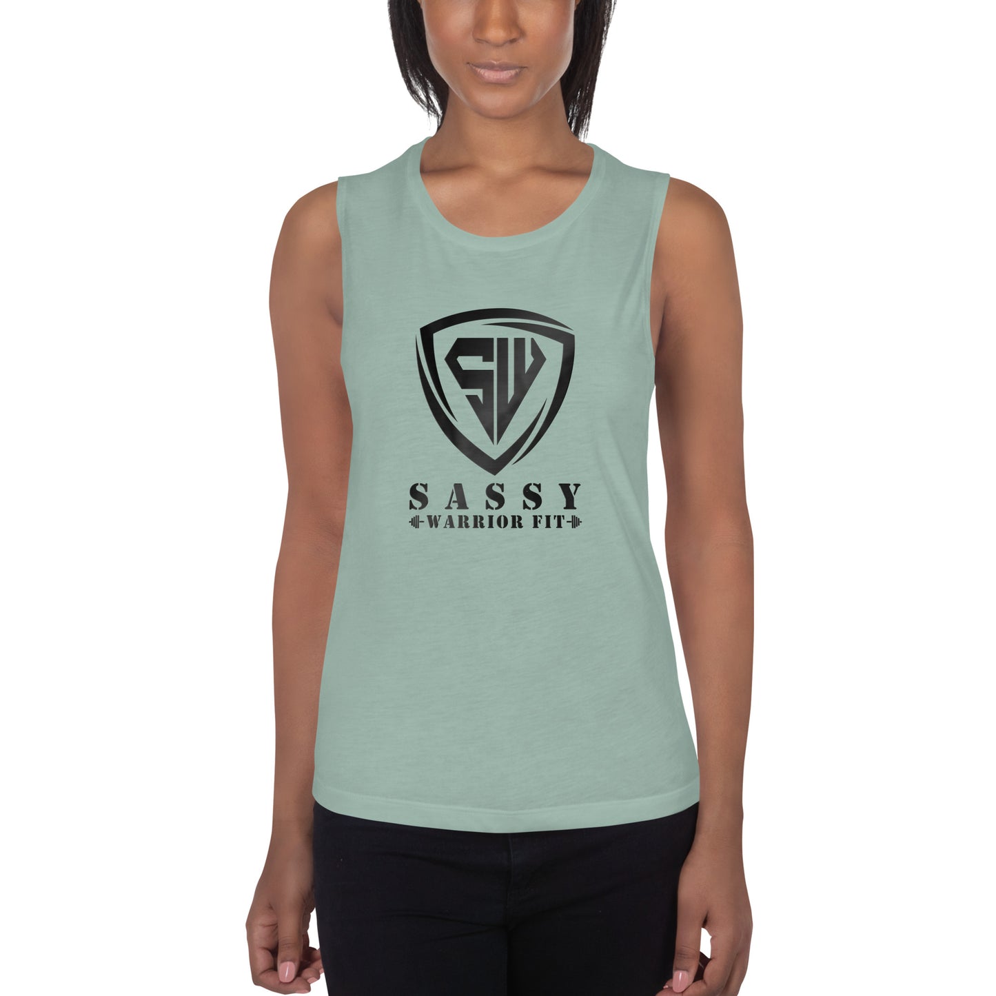 Ladies’ Muscle Tank- Front only