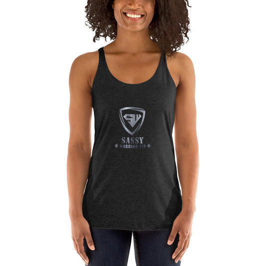 Women's Racerback Tank- Silver -Create
